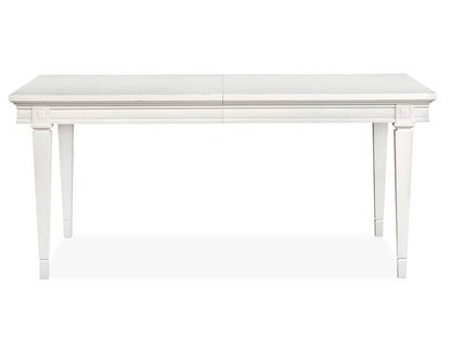 Henry & Mason  -  Havenwood Egg Shell White Extendable Rectangular Dining Table  - AFA01340 view 2