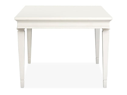 Henry & Mason  -  Havenwood Egg Shell White Extendable Rectangular Dining Table  - AFA01340 view 3