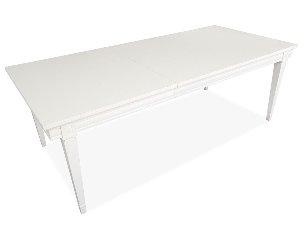 Henry & Mason  -  Havenwood Egg Shell White Extendable Rectangular Dining Table  - AFA01340 view 4