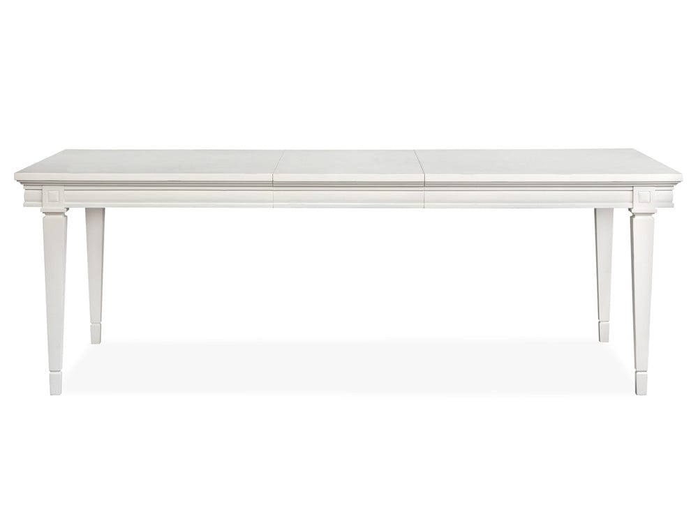 Henry & Mason  -  Havenwood Egg Shell White Extendable Rectangular Dining Table  - AFA01340 view 6