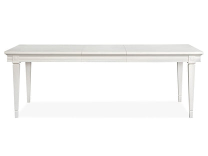 Henry & Mason  -  Havenwood Egg Shell White Extendable Rectangular Dining Table  - AFA01340 view 6