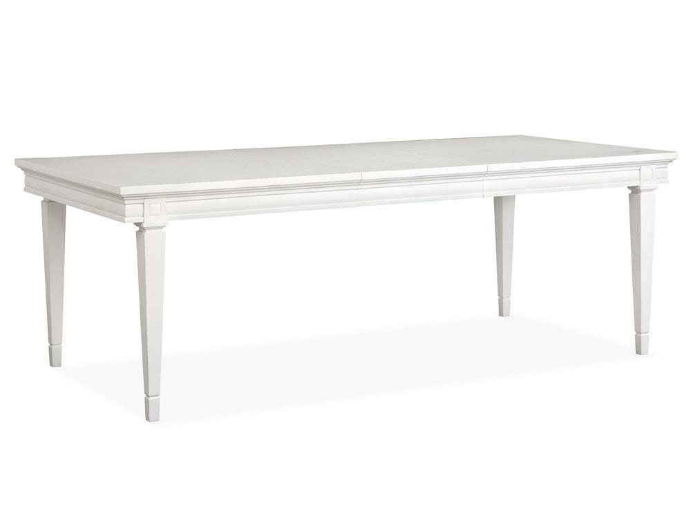 Henry & Mason  -  Havenwood Egg Shell White Extendable Rectangular Dining Table  - AFA01340 view 8