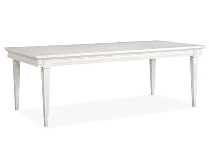 Henry & Mason  -  Havenwood Egg Shell White Extendable Rectangular Dining Table  - AFA01340 view 8