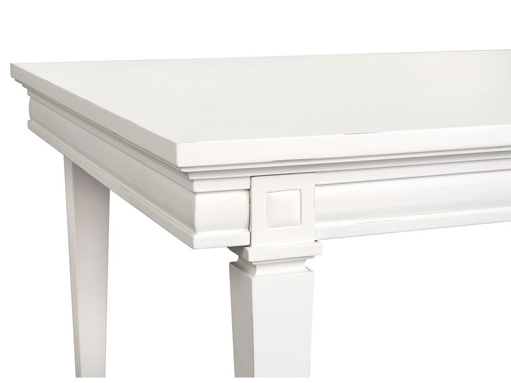 Henry & Mason  -  Havenwood Egg Shell White Extendable Rectangular Dining Table  - AFA01340 view 9