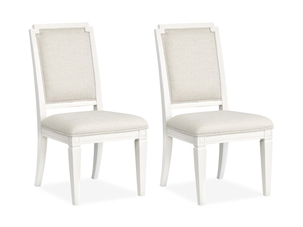 Henry & Mason  -  Havenwood Egg Shell White Upholstered Side Chair (Set of 2)  - AFA01343 view 1