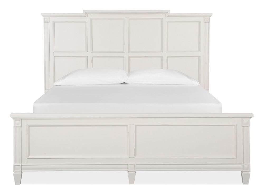 Henry & Mason  -  Havenwood Egg Shell White With Slight Rub Through California King Panel Bed  - AFA01344 view 2