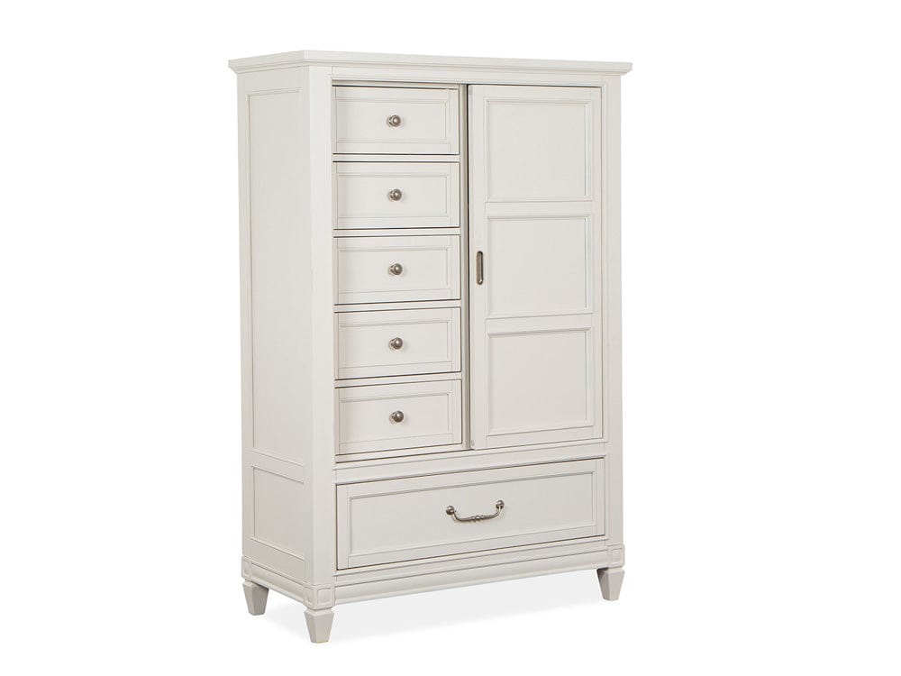 Henry & Mason  -  Havenwood Egg Shell White With Slight Rub Through Door Chest  - AFA01350 view 1