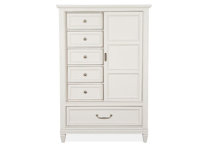 Henry & Mason  -  Havenwood Egg Shell White With Slight Rub Through Door Chest  - AFA01350 view 2