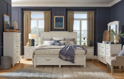 Henry & Mason  -  Havenwood Egg Shell White With Slight Rub Through Drawer Chest  - AFA01351 view 11