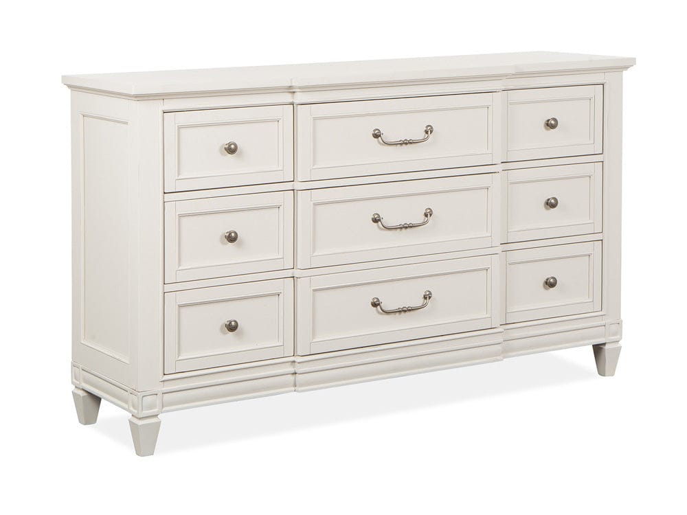 Henry & Mason  -  Havenwood Egg Shell White With Slight Rub Through Drawer Dresser  - AFA01352 view 1