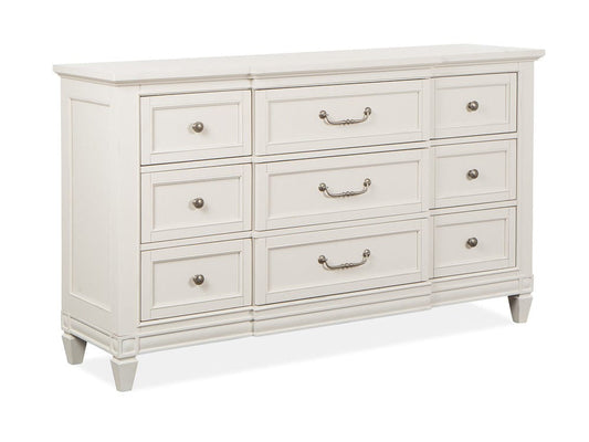 Henry & Mason  -  Havenwood Egg Shell White With Slight Rub Through Drawer Dresser  - AFA01352 view 1