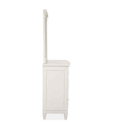 Henry & Mason  -  Havenwood Egg Shell White With Slight Rub Through Drawer Dresser With Landscape Mirror  - AFA01353 view 3