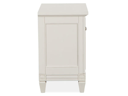 Henry & Mason  -  Havenwood Egg Shell White With Slight Rub Through Drawer Nightstand  - AFA01354 view 3