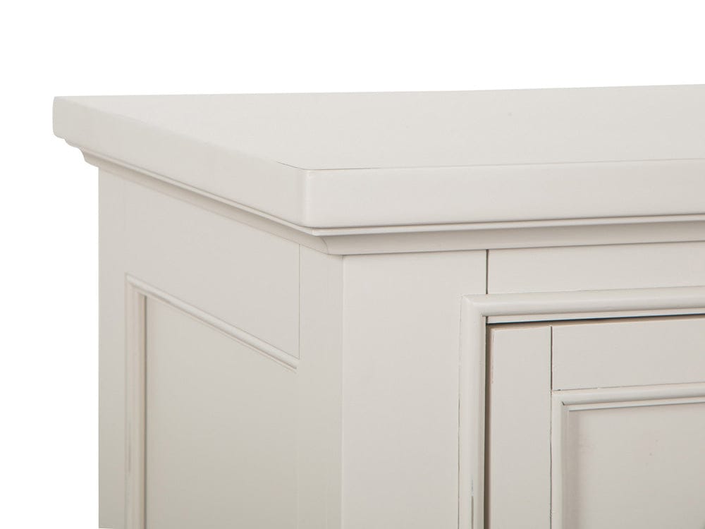 Henry & Mason  -  Havenwood Egg Shell White With Slight Rub Through Drawer Nightstand  - AFA01354 view 7