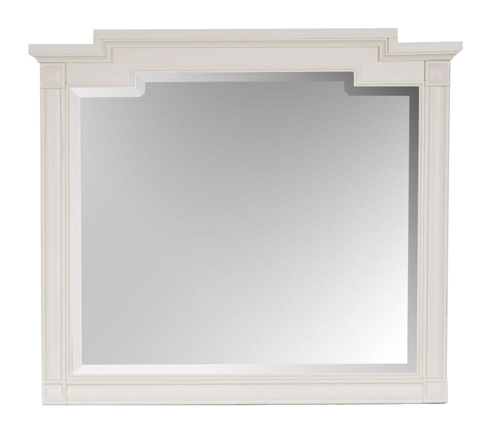 Henry & Mason  -  Havenwood Egg Shell White With Slight Rub Through Landscape Mirror  - AFA01361 view 1