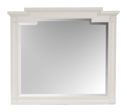Henry & Mason  -  Havenwood Egg Shell White With Slight Rub Through Landscape Mirror  - AFA01361 view 1