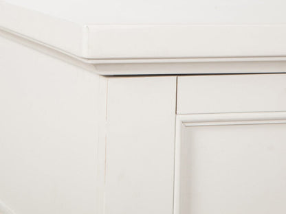 Henry & Mason  -  Havenwood Egg Shell White With Slight Rub Through Open Nightstand  - AFA01362 view 7