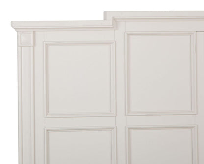 Henry & Mason  -  Havenwood Egg Shell White With Slight Rub Through Queen Panel Bed  - AFA01363 view 4