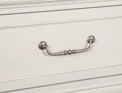 Henry & Mason  -  Havenwood Egg Shell White With Slight Rub Through Queen Panel Storage Bed  - AFA01364 view 6