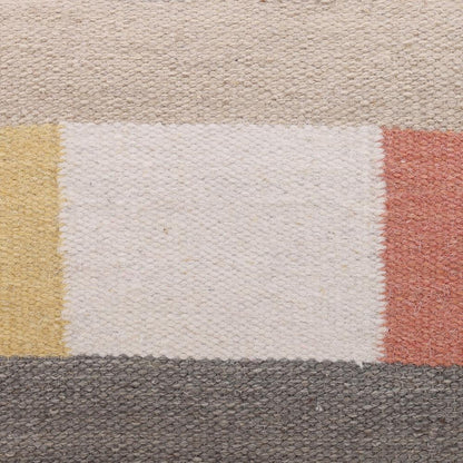 Henry & Mason - High Point 36in Handwoven Multicolor Wool and Cotton Accent Pillow - DV7330 veiw 3