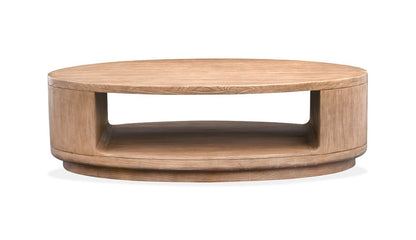 Henry & Mason  -  Holtridge Chateau Brown Oval Cocktail Table With Casters  - AFA01259 view 3
