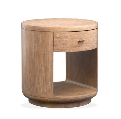 Henry & Mason  -  Holtridge Chateau Brown Round End Table  - AFA01260 view 1