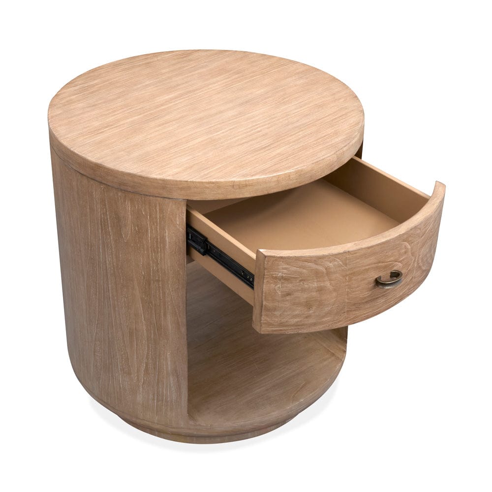 Henry & Mason  -  Holtridge Chateau Brown Round End Table  - AFA01260 view 3