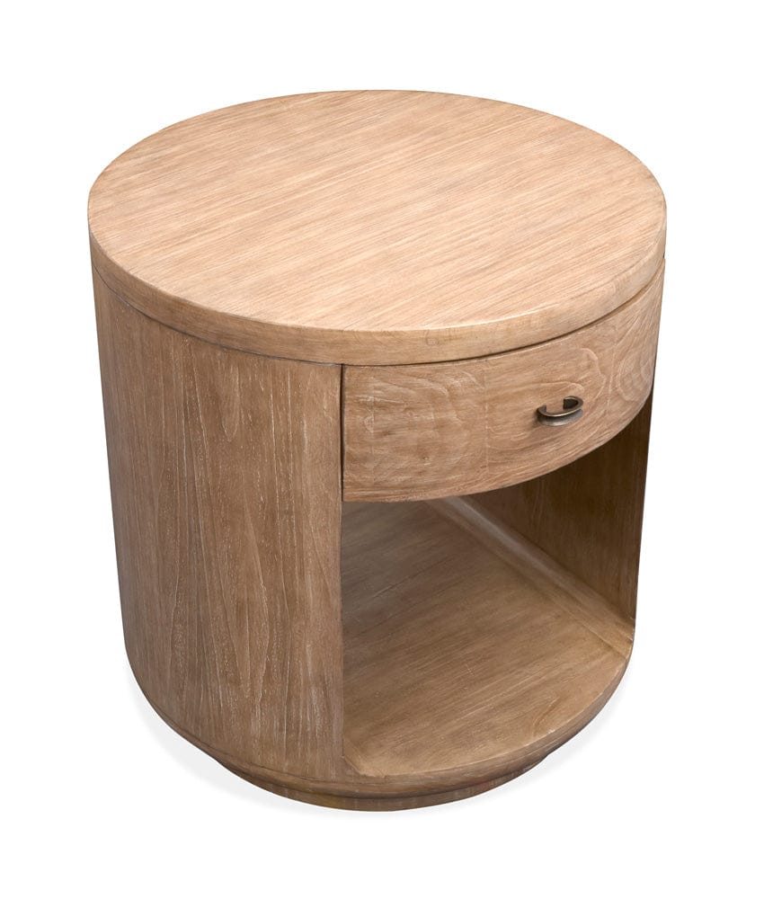Henry & Mason  -  Holtridge Chateau Brown Round End Table  - AFA01260 view 4