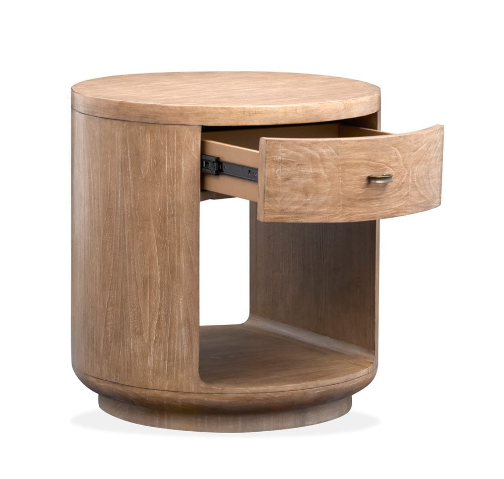 Henry & Mason  -  Holtridge Chateau Brown Round End Table  - AFA01260 view 5