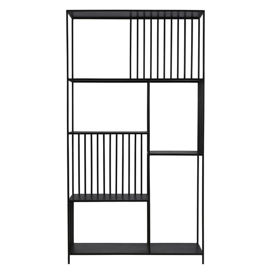 Henry & Mason - Ingles Iron Slatted Bookcase in Black Gunmetal - DV7010 veiw 2