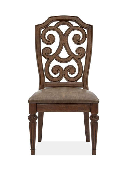 Henry & Mason - Ironcrest Dining Side Chair w/Upholstered Seat (Set of 2) - AFA00232 view 1