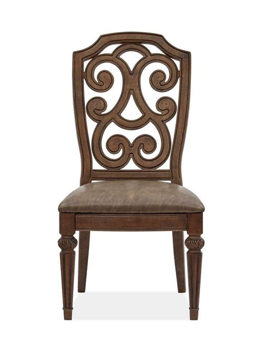 Henry & Mason - Ironcrest Dining Side Chair w/Upholstered Seat (Set of 2) - AFA00232 view 1