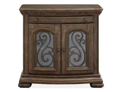 Henry & Mason  -  Ironcrest Willadeene Brown Bachelor Chest  - AFA00928 view 2