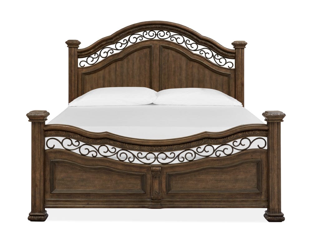Henry & Mason  -  Ironcrest Willadeene Brown California King Panel Bed  - AFA00929 view 2