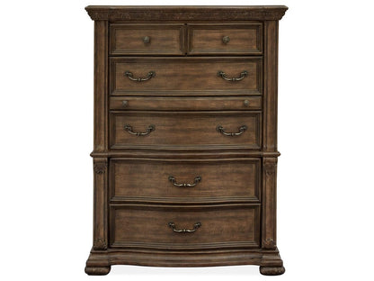 Henry & Mason  -  Ironcrest Willadeene Brown Drawer Chest  - AFA00932 view 2