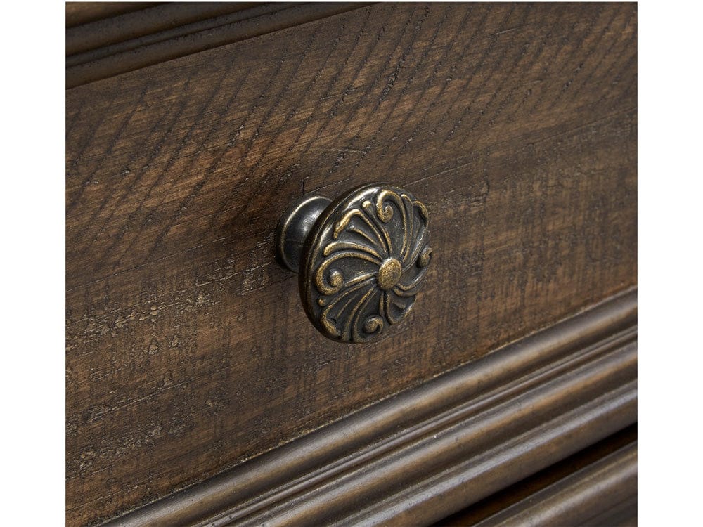 Henry & Mason  -  Ironcrest Willadeene Brown Drawer Dresser  - AFA00933 view 5