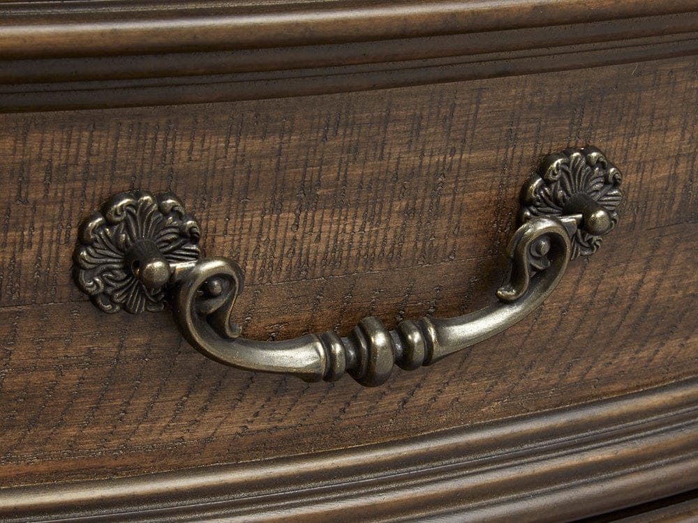 Henry & Mason  -  Ironcrest Willadeene Brown Drawer Nightstand  - AFA00935 view 9