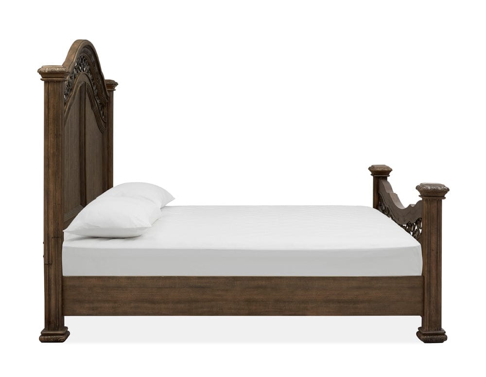 Henry & Mason  -  Ironcrest Willadeene Brown King Panel Bed  - AFA00936 view 3