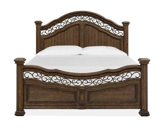 Henry & Mason  -  Ironcrest Willadeene Brown Queen Panel Bed  - AFA00939 view 2