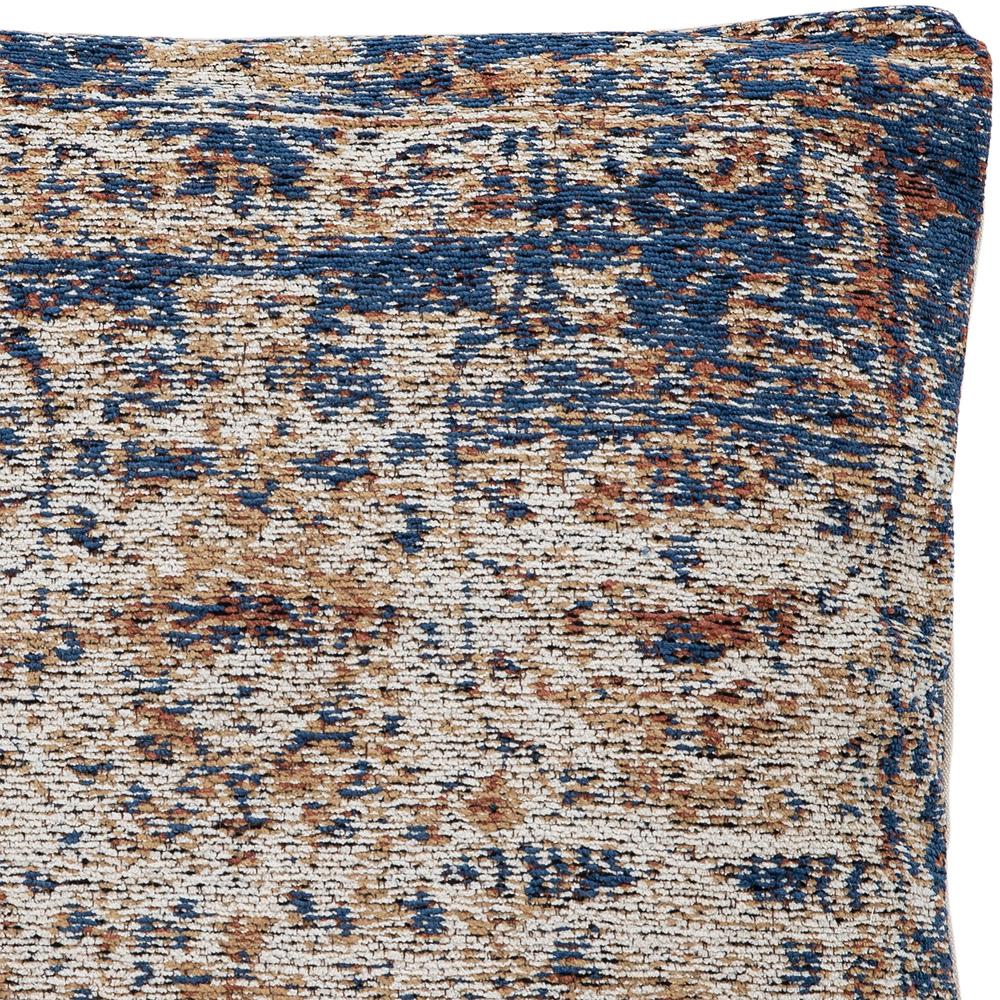 Henry & Mason - Jackie 20in Blue and Beige Cotton Throw Pillow - DV7562 veiw 3
