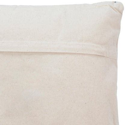 Henry & Mason - Jackie 20in Blue and Beige Cotton Throw Pillow - DV7562 veiw 4