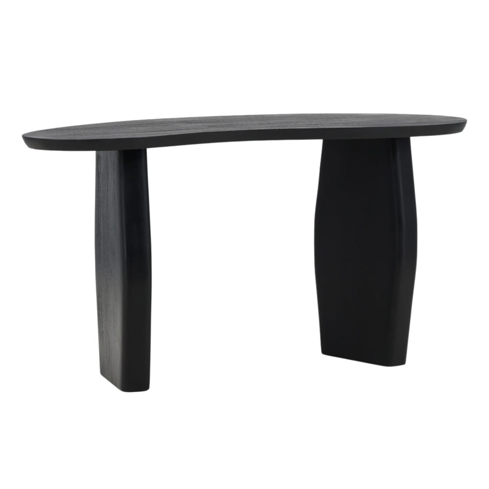 Henry & Mason - Jillian 58in Black Mango Wood Console Table - DV7530 veiw 1