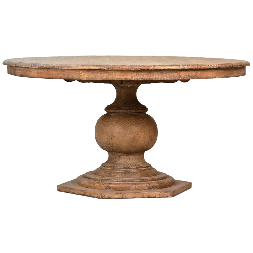 Henry & Mason - Jimro 59in Reclaimed Pine Dining Table in Antique Natural Finish - DV7875 veiw 1
