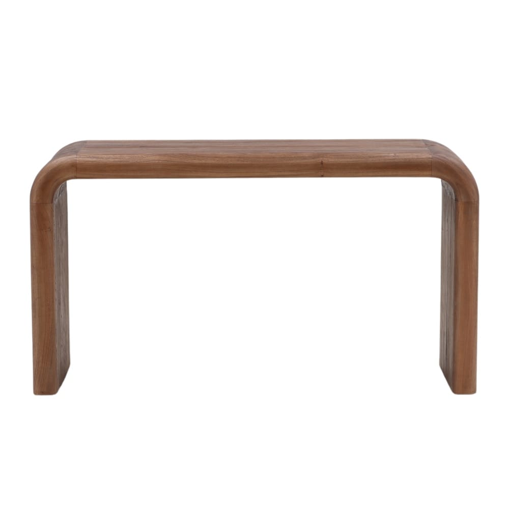 Henry & Mason - Joaquin Mindi Wood Desk in Medium Brown - DV7551 veiw 2