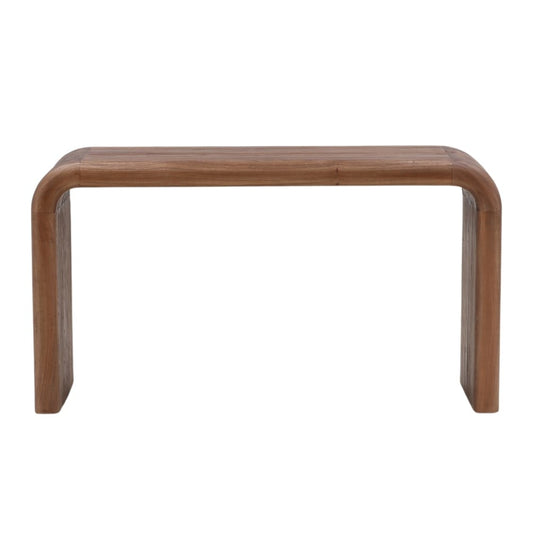 Henry & Mason - Joaquin Mindi Wood Desk in Medium Brown - DV7551 veiw 2