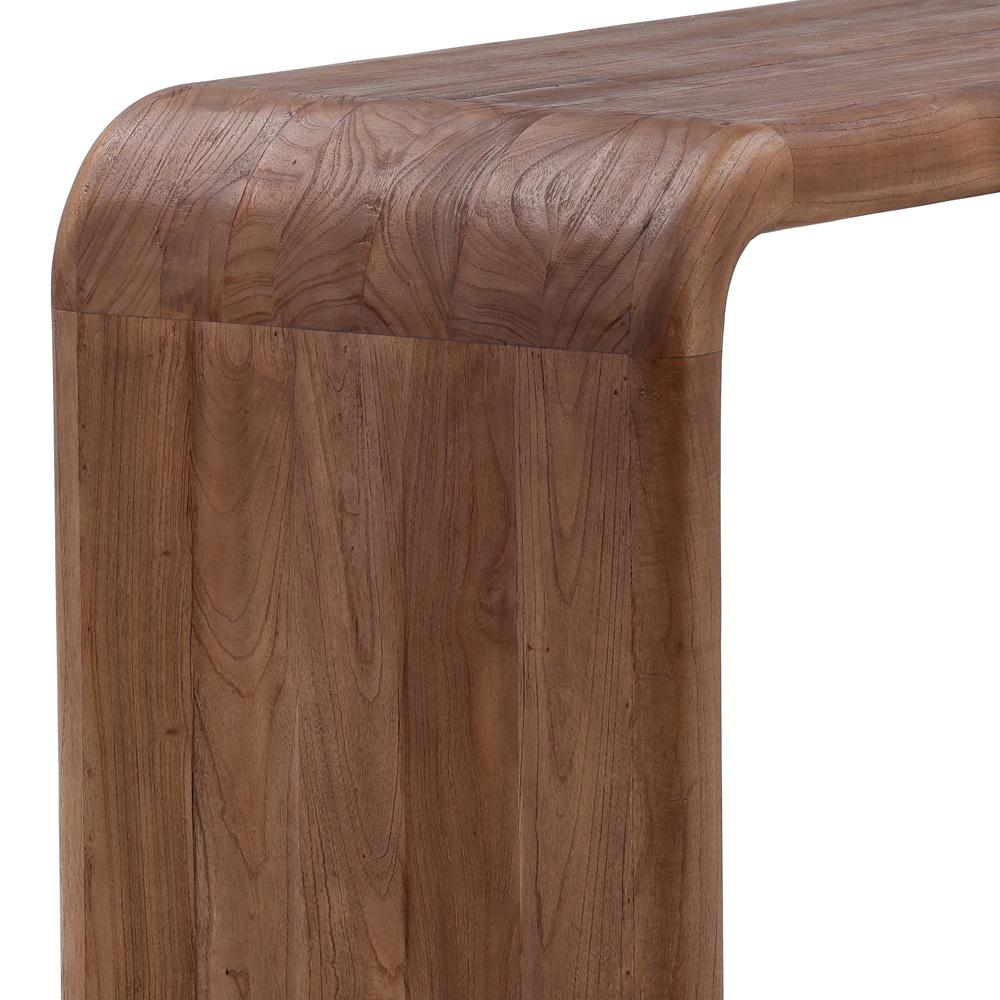Henry & Mason - Joaquin Mindi Wood Desk in Medium Brown - DV7551 veiw 5