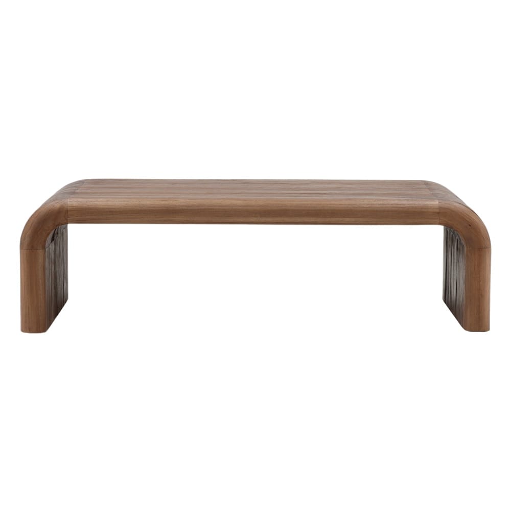 Henry & Mason - Joaquin Mindi Wood (White Cedar) Coffee Table Brown - DV7553 veiw 2