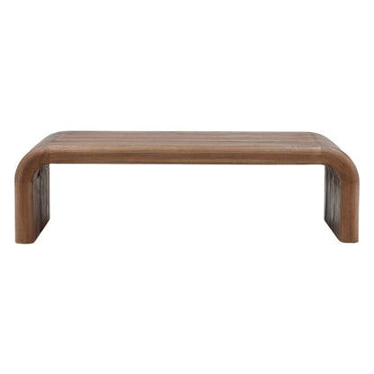 Henry & Mason - Joaquin Mindi Wood (White Cedar) Coffee Table Brown - DV7553 veiw 2