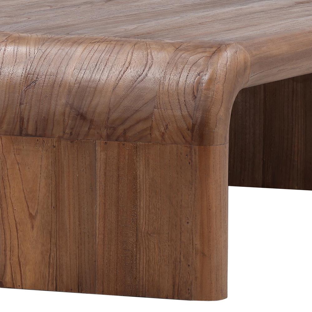 Henry & Mason - Joaquin Mindi Wood (White Cedar) Coffee Table Brown - DV7553 veiw 5