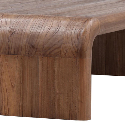 Henry & Mason - Joaquin Mindi Wood (White Cedar) Coffee Table Brown - DV7553 veiw 5